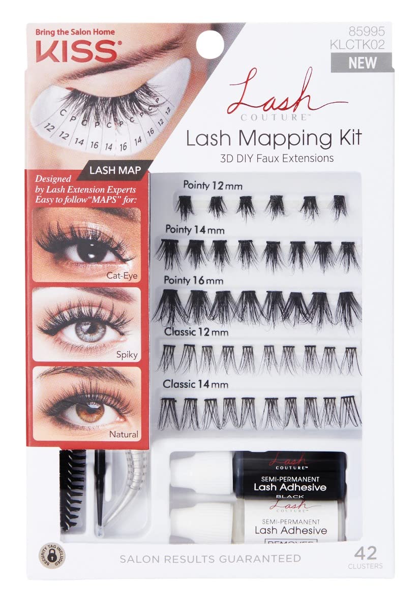 Kiss Lash Couture Mapping Kit 42 Clusters (Pack of 6)