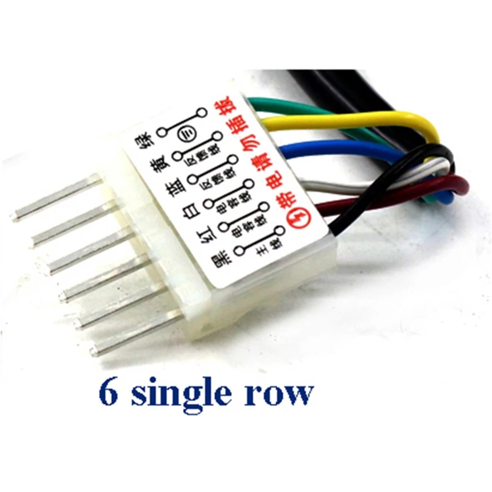 Controlador de velocidad del Motor AC 220V desaceleración regulador de velocidad del Motor hacia adelante y marcha atrás 6 puertos de conexión de una sola 6W-250W(6W,Without CW CCW)