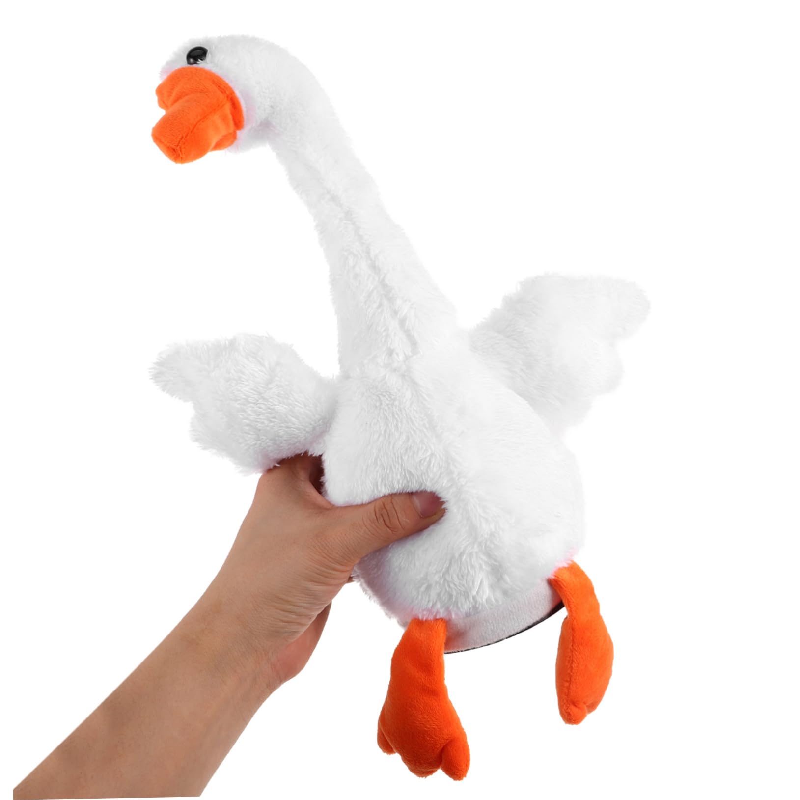 Gioco di Lancio Anelli Interattivo per Bambini Anatra Elettronica, Leggero in Peluche, per Asili Nido e Bancarelle Notturne, Set Completo per Divertimento Educativo