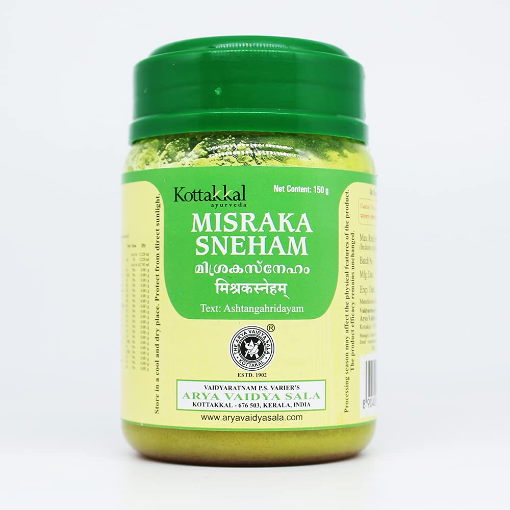 Misrakasneham Ghritam-150GM, (Pack Of 1), Of Arya Vaidya Sala Kottakkal and get Golden Oldie Herbs®, Sukanthi Pills-1gm
