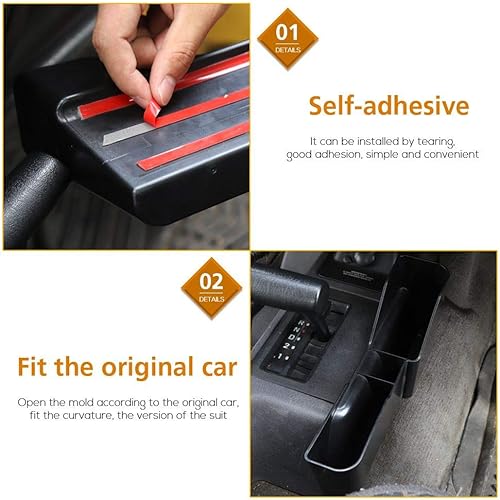 Miniatura 6 de JeCar Bandeja de almacenamiento para TJ Consola central, organizador de almacenamiento de cambios Accesorios para Jeep Wrangler TJ 1997-2006