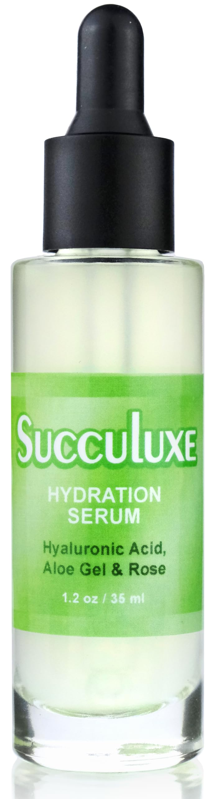 Succuluxe Hydration Serum - with Hyaluronic Acid, Aloe Vera & Rose for Sensitive Skin & Dry Skin