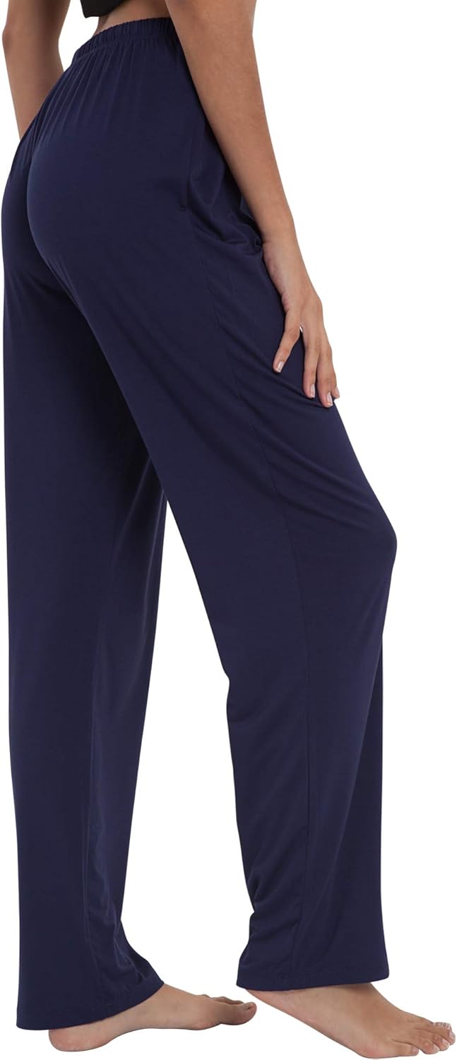 GYS Bamboo Viscose Women's Pajama Pants, Lightweight Comfy Casual Lounge Yoga Pants, Pj Bottoms Sleep Pants with Drawstring - Image 3