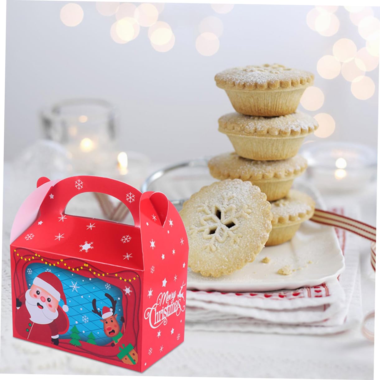 Cabilock 3 Juegos Cajas Navideñas Cajas Para Ropa Para Galletas Navideñas Para Camisas Para Para Dulces os Contenedores Para Dulces Uds * 3