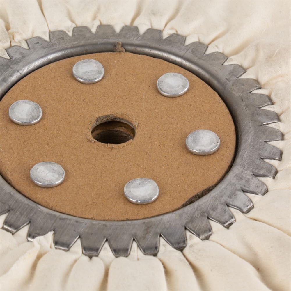 1 x tarcza polerska, 150 mm do 300 mm, średnica otworu 16 mm, bawełniane koło polerskie dla doskonałej wydajności polerowania (300 mm x 16 mm)