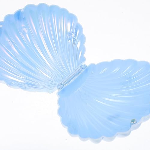 Miniatura 2 de Gadpiparty 10 cajas de dulces de conchas marinas, recipientes de plástico para chocolate, caja creativa para joyas, cajas de regalo para bodas y