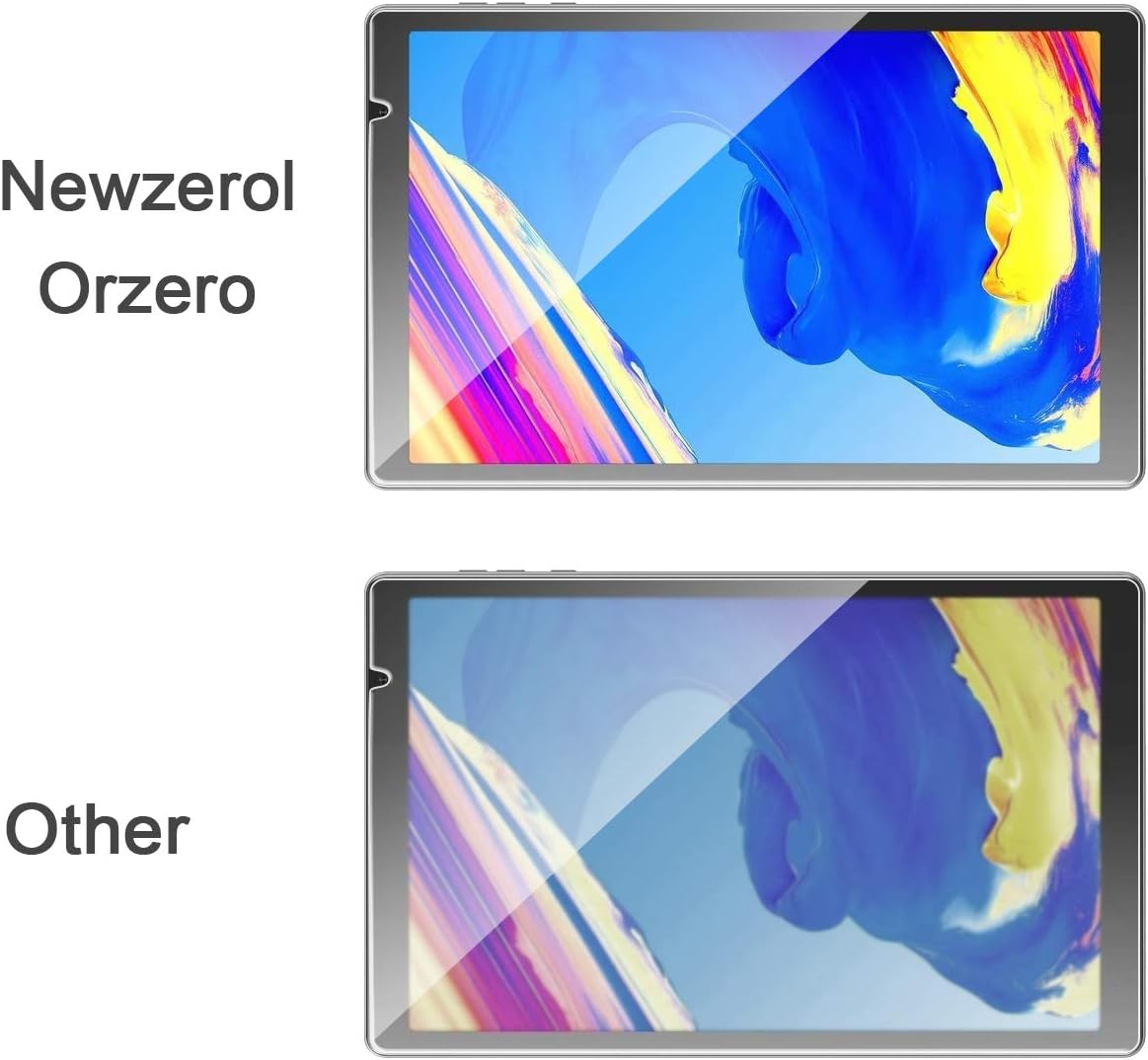 (2 Pack) Orzero Compatible for VANKYO MatrixPad S20 (10 inch) Tempered Glass Screen Protector, 9 Hardness HD Anti-Scratch Full-Coverage (2.5D Arc Edges) (Lifetime Replacement)