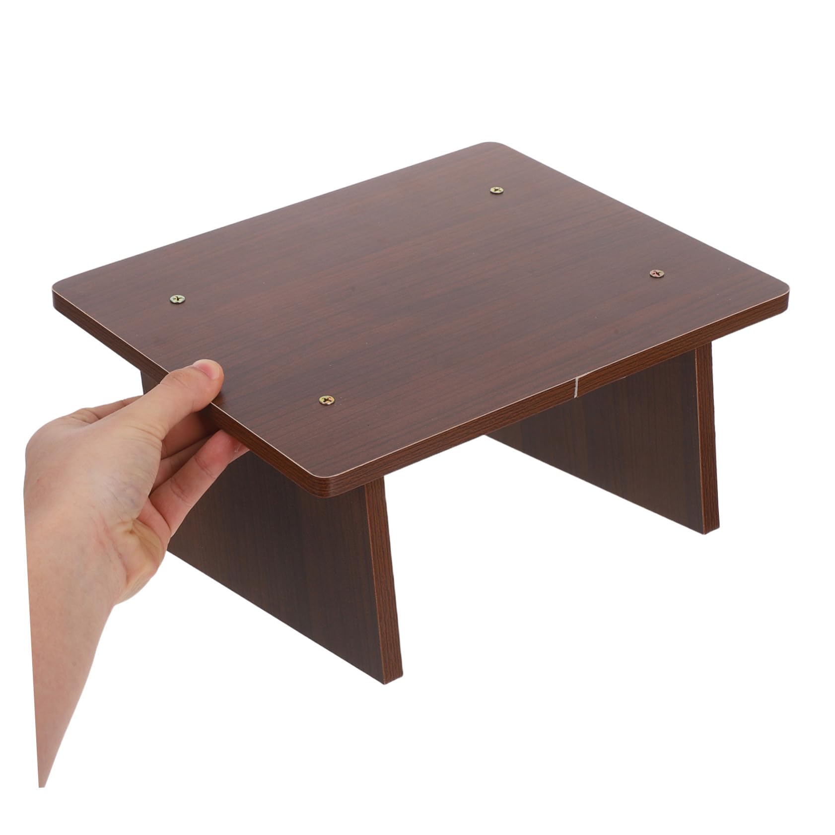 Sgabello Poggiapiedi da Ufficio in Legno Inclinato Antiscivolo | Supporto per Postura, Leggero per Sala Studio e Salotto, Design Moderno Contemporaneo