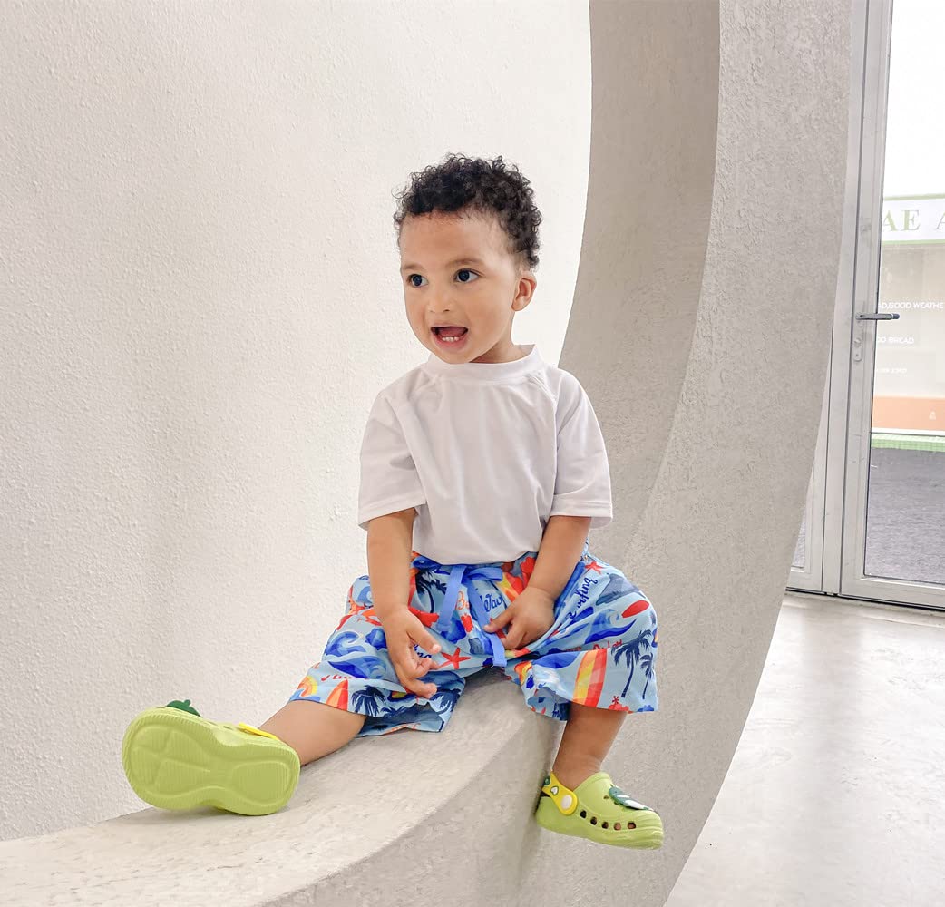 LACOFIA Zuecos de jardín para Infantil niños Sandalias Clogs de Playa/Piscina Antideslizantes Zapatillas de Verano para niños
