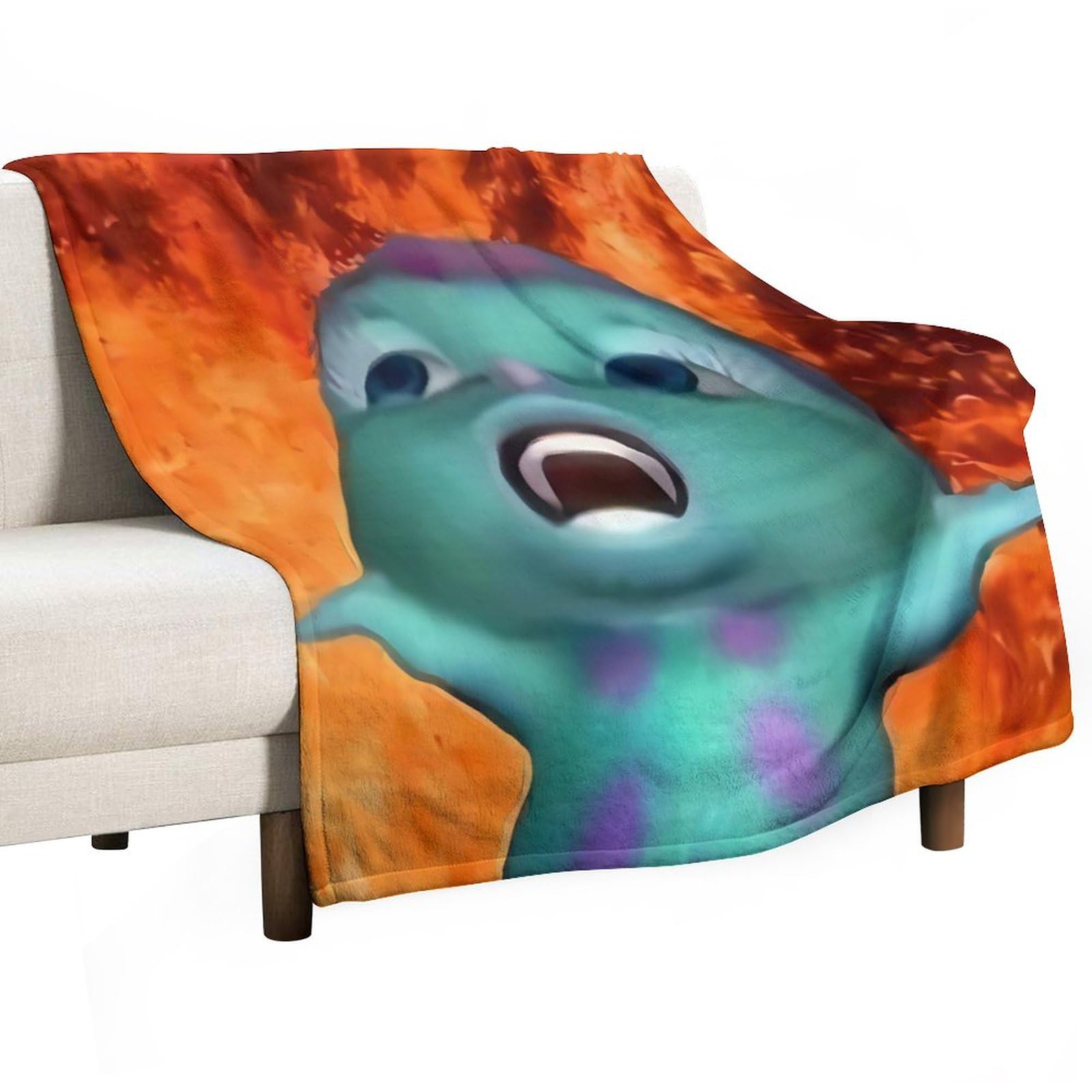 Bibble Blankets Ultra-Soft Micro Fleece Blanket,for Bed Or Sofa,All Season Throw Blankets 40x50inches