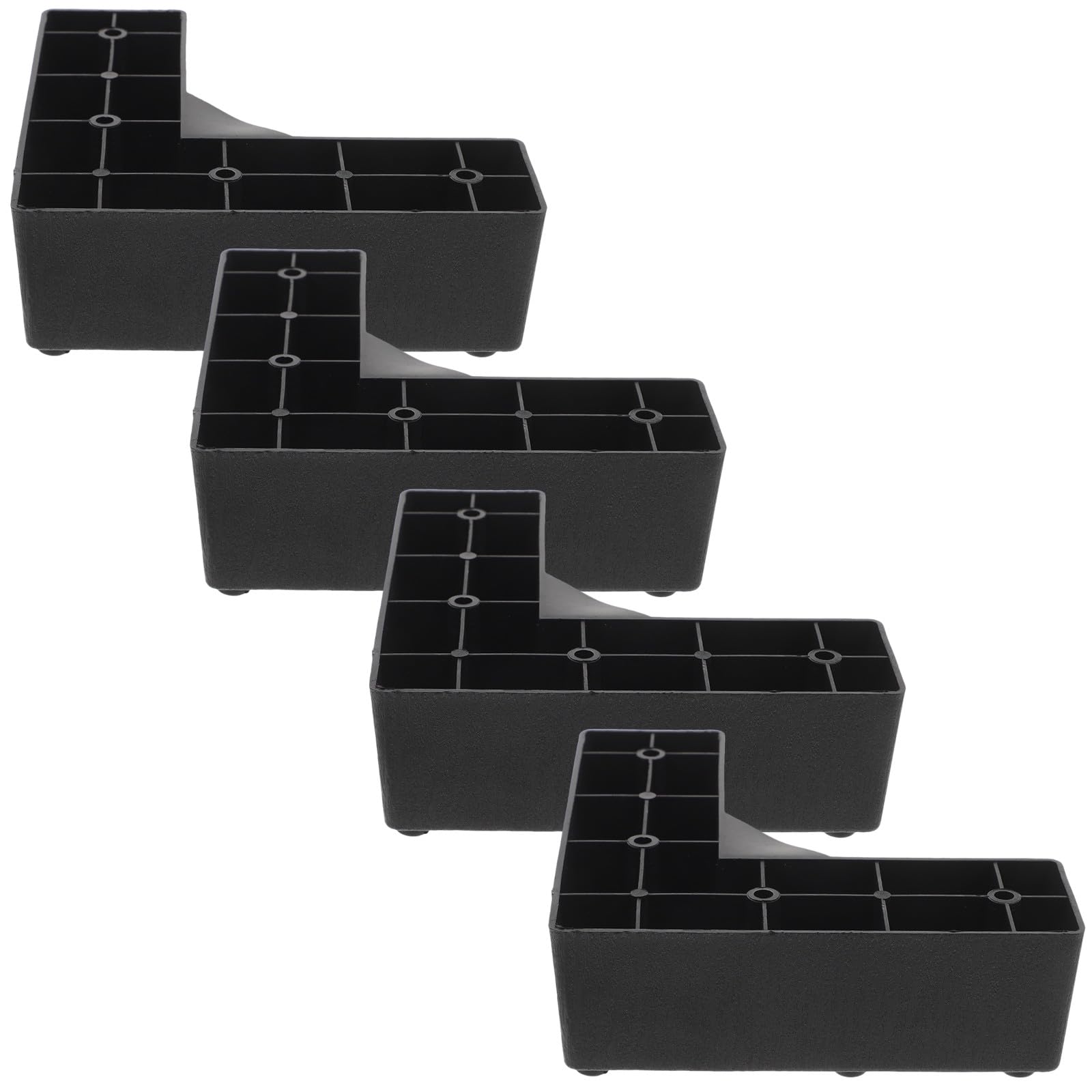 Patas elevadoras de plástico WOONEKY de 6.1" que aumentan la altura de tus sofás y camas