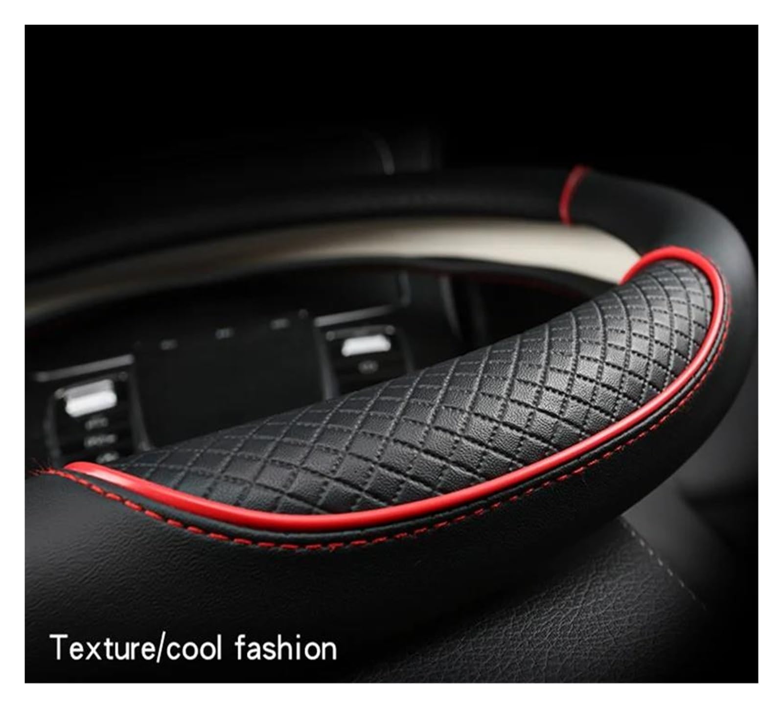 Stuurhoes Leer Auto Stuurhoes MK7 4 5 6 Microfiber Leer Antislip Auto Accessoires Voor Ford Voor Fiesta 2000 2001 2002 2003-2020 Auto Stuurhoes (Kleur : White D Shape