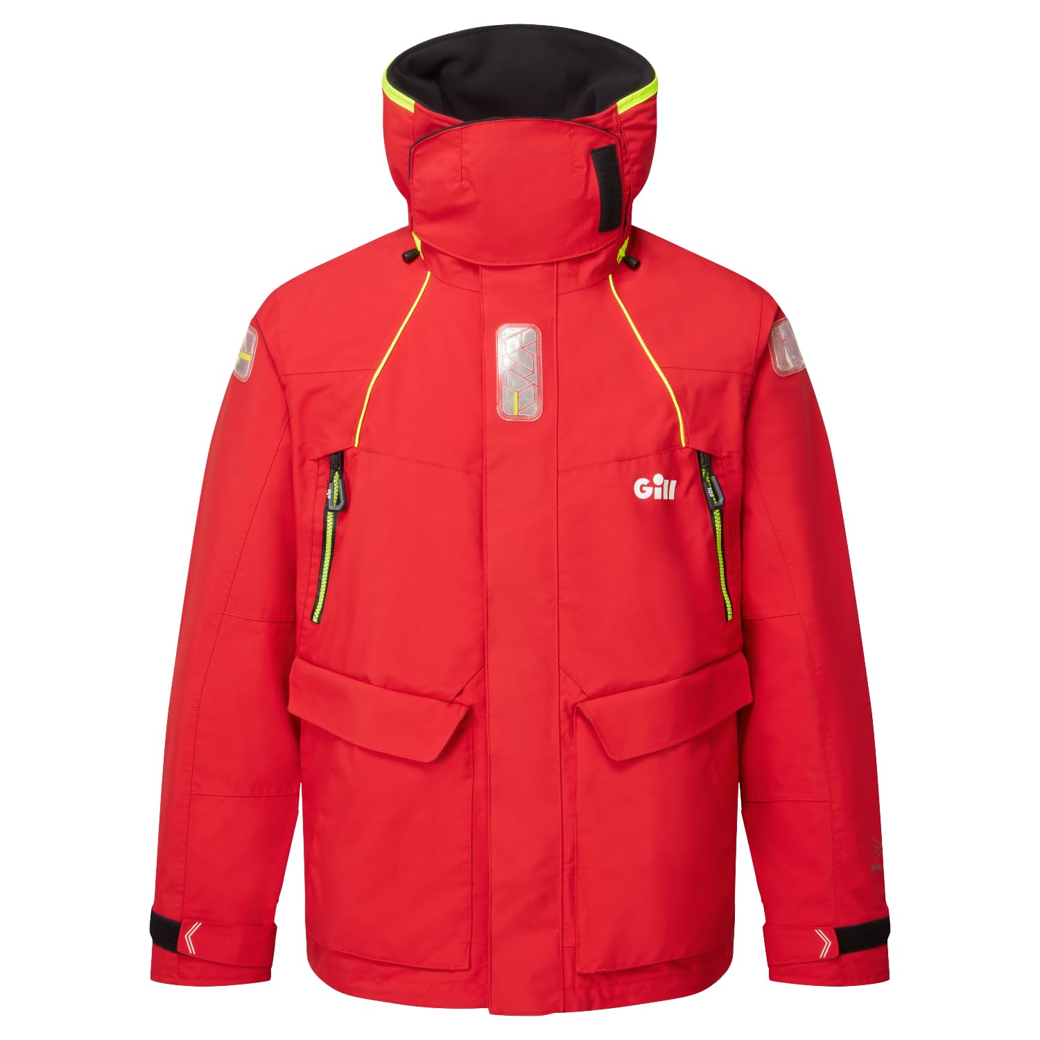 Gill Mens OS2 Offshore Sailing Jacket - Waterproof, Windproof & Breathable (Red, XL)