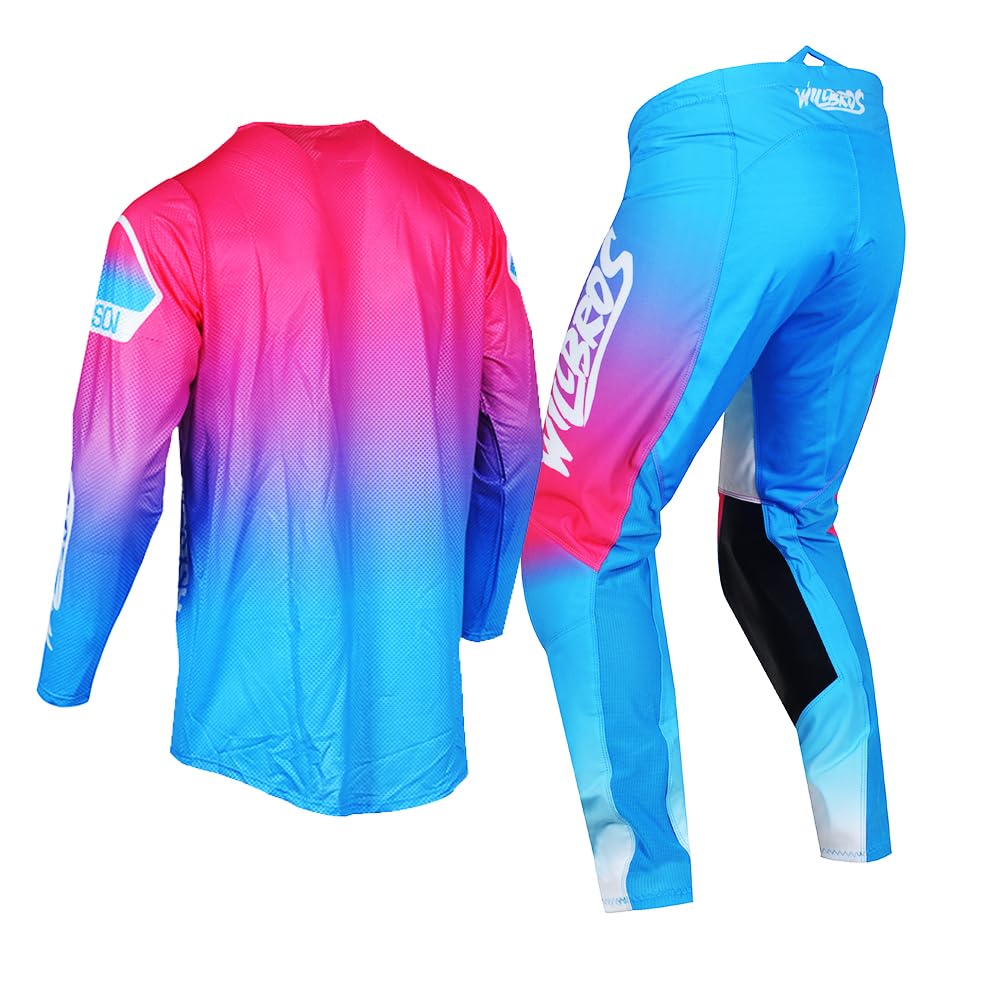 Jugend Motocross Hose und Jersey Kombination für Kinder MX Fahrrad Off-road Enduro MTB Jungen Mädchen Gear Set
