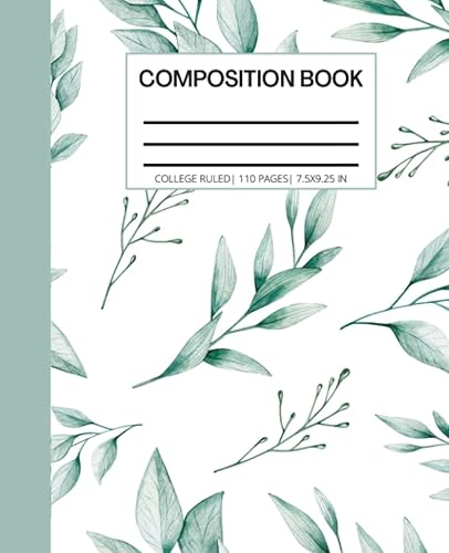 Boho Composition Book College Ruled Composition Notebook College Ruled Cute Boho Aesthetic