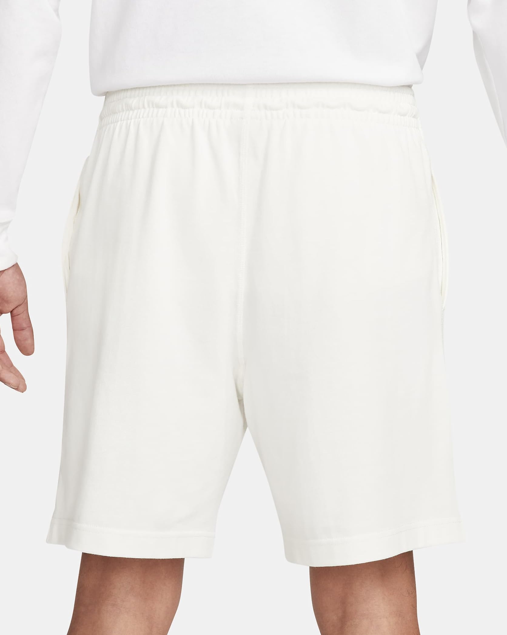 NIKE FQ4359-133 Club Shorts Hombre Sail/Black Tamaño L