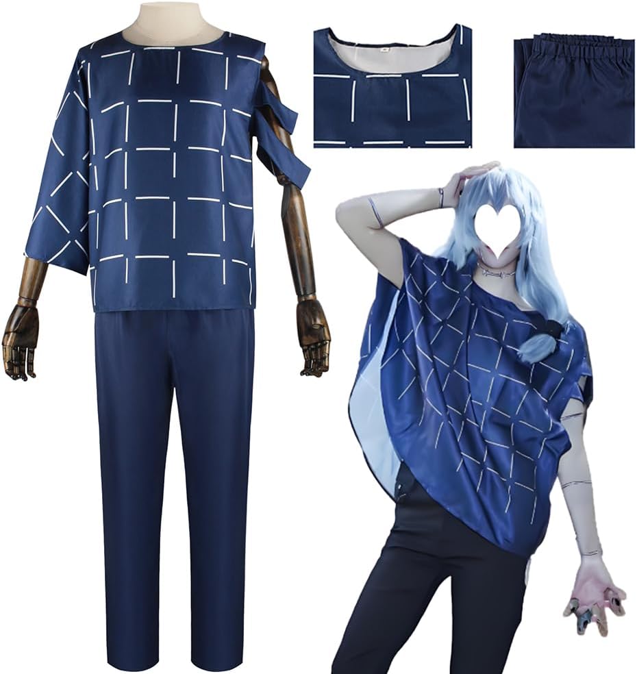 Women Men Cosplay Costume Outfit Uniform Suit Halloween Full Set
