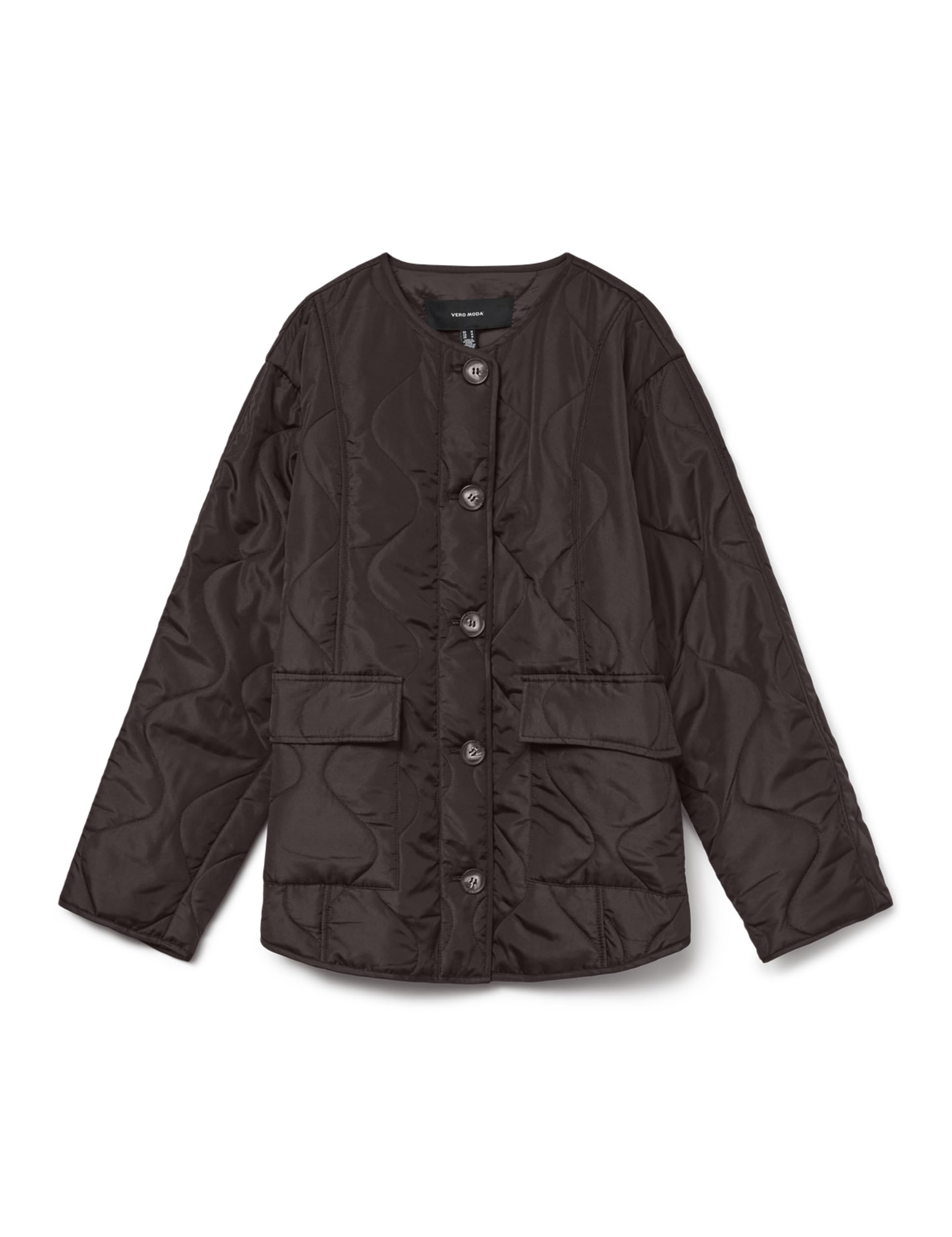 VERO MODA Women's Vmmillie Jacket Noos, Chocolate Cake, M