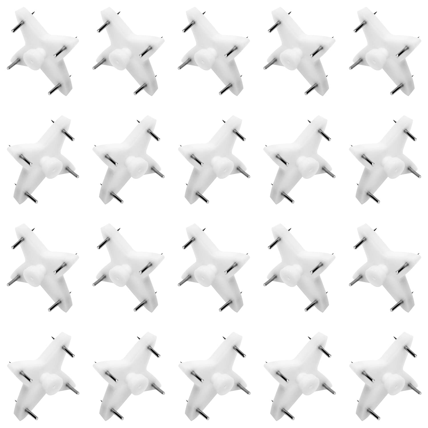 Nails For Hanging Pictures,Picture Hooks Hardwall Hangers for Hardware Concrete Wall Hooks Invisible Nail Hangers Non-Trace Wall Picture Hanger No Damage Stucco 0.98" x 0.59" (L*W)(50pcs,1.10" x 1.10"