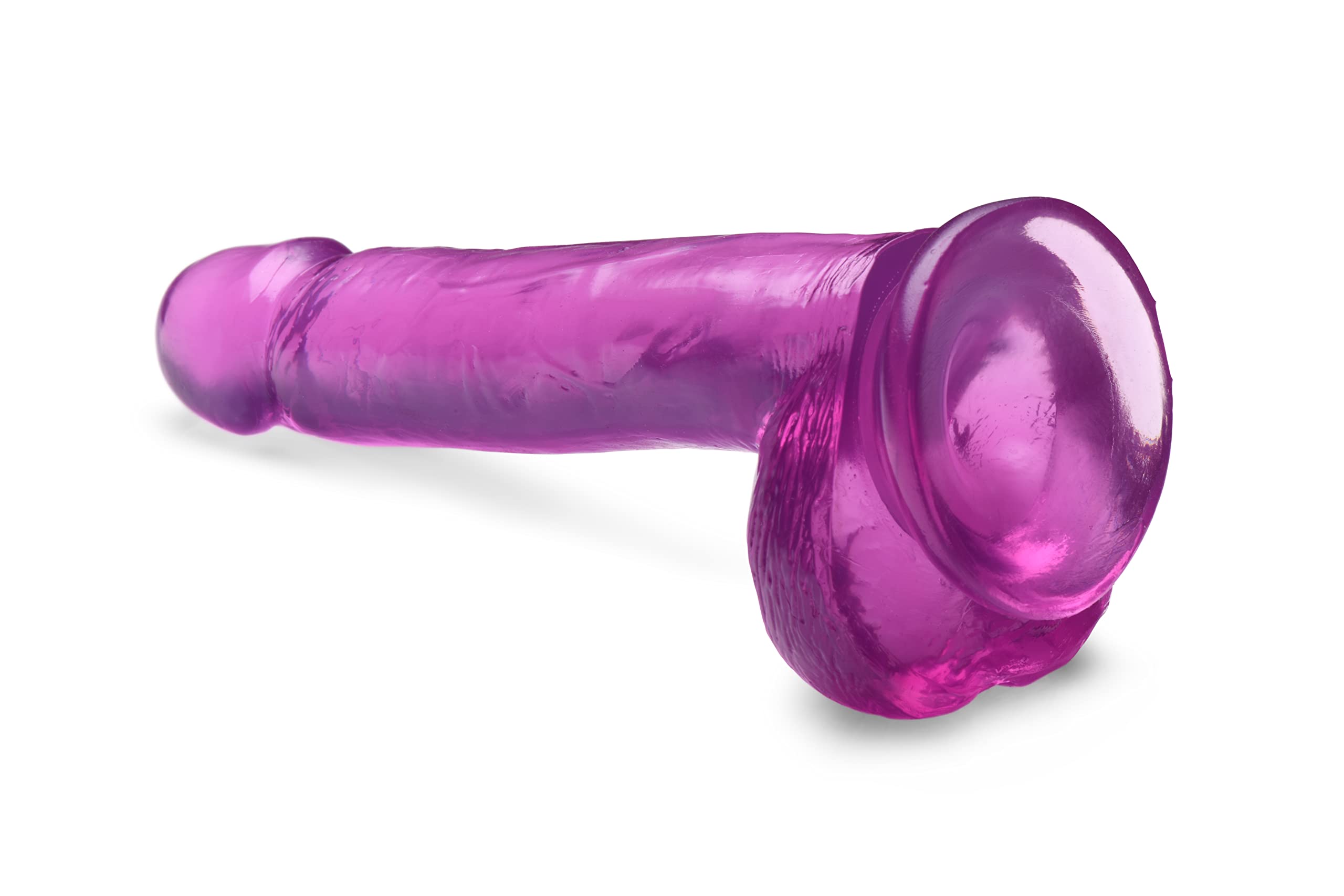wifes new 8 purple dildo