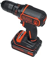 Vista 3 de BLACK+DECKER Kit de taladro/destornillador inalámbrico de 20 V MAX con batería, cargador y broca de doble extremo (BDCDD120C)