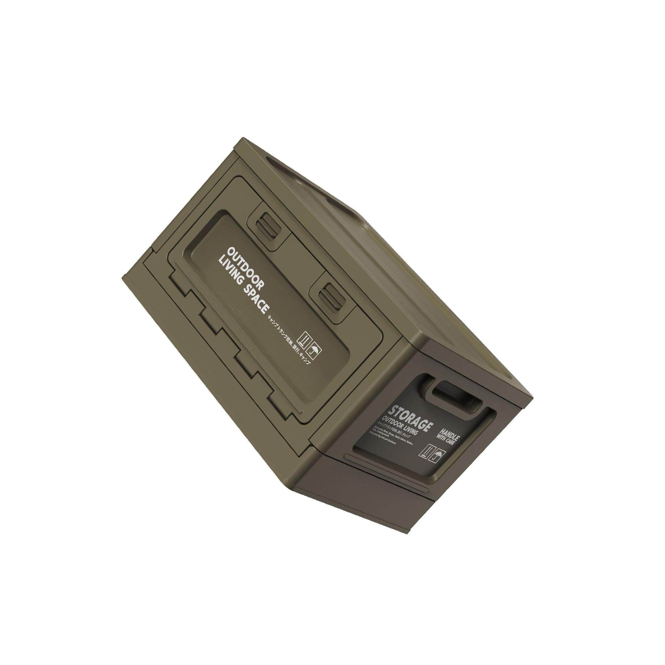Organizzatori per bagagliaio auto pieghevoli, scatola portaoggetti multiuso per esterni, efficiente da viaggio, realizzata in PP, con dimensioni di 40 x 29 x 24 cm, 15,7 11,4 9,4 pollici,