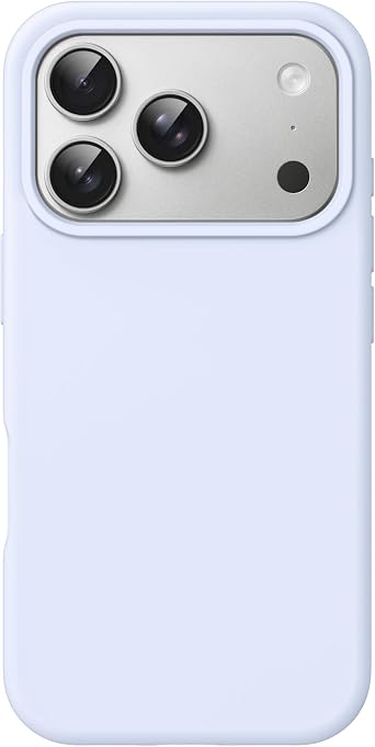 JETech Silicone Case for iPhone 17 Pro Max, Mist Blue