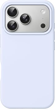 JETech Silicone Case for iPhone 17 Pro Max, Mist Blue