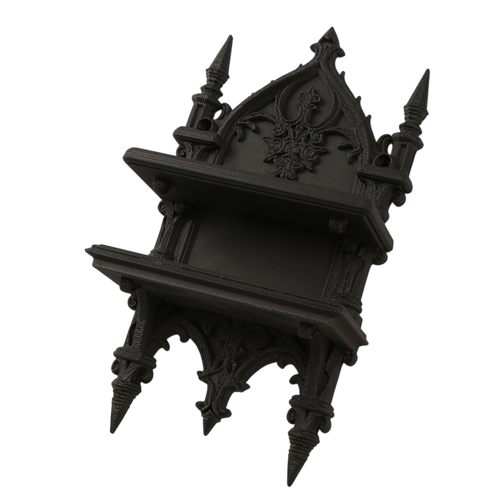 Mekalero Wall Shelf Gothics Theme for Books Photos Plant and Storage Easy Mount Display Stand Wall Organiser