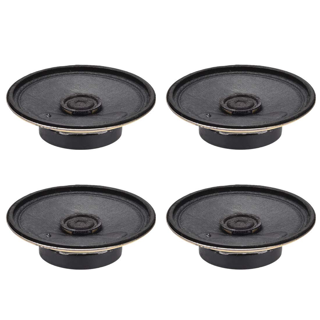 N/D 0,5 W 8 Ohm - Altoparlante magnetico 57 mm di ricambio, forma rotonda, 4 pezzi
