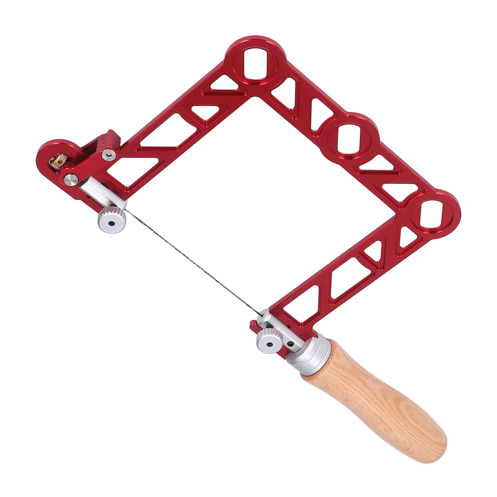 Generic Hand Laubsäge Mini Handsäge für Holz, Metall U förmig mit Holzgriff und Austauschbarer Sägeblatt für Schmuckherstellung Holzarbeiten (4 Zoll)