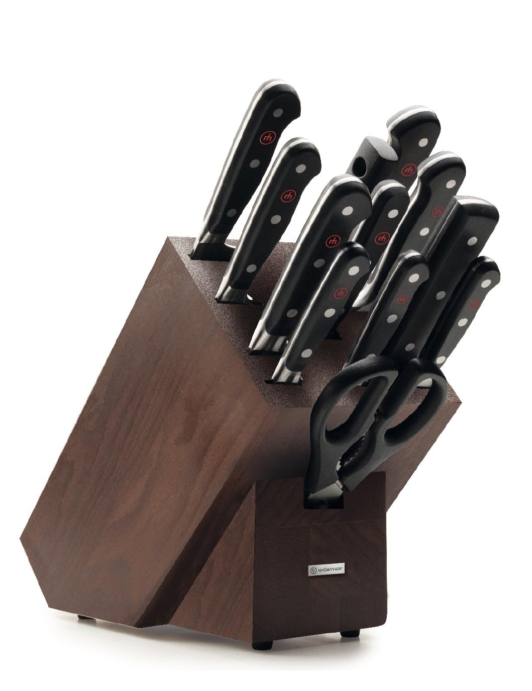 Wüsthof Classic 12-Piece Knife Block Set, Brown