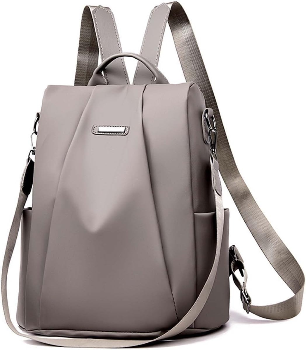 Women Backpacks Anti-Theft Ladies Backpack Purse, Women's Fashion Backpack Shoulder Bag with Replaceable Strap (Casual, Khaki)