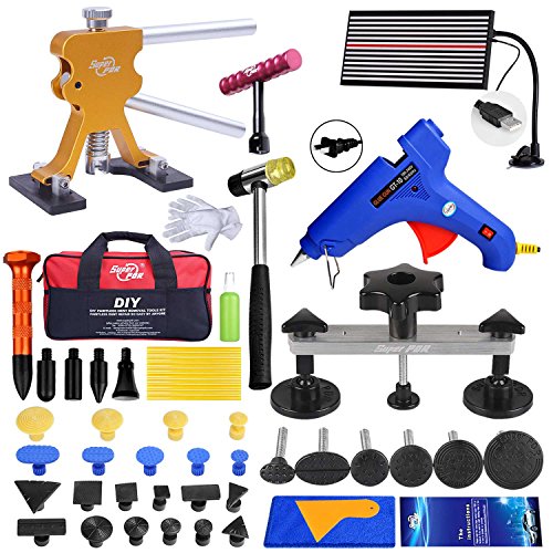 Fly5D Upgraded 57Pcs Car Paintless for for Hail Damage Vehicle Dent Repair Door Dings Popper