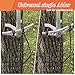 HSOKEW 2PCS Climbing Aiders, Climbing Stick Aider for Hunting Dais Chain Single Step Aider Hand-Braided Lightweight Hunting Rope Ladder Gear Tree Stand Step for Safety Outdoor