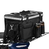 Insulated Bags for Food Delivery with Cup Holder and Fixed Base 17.3