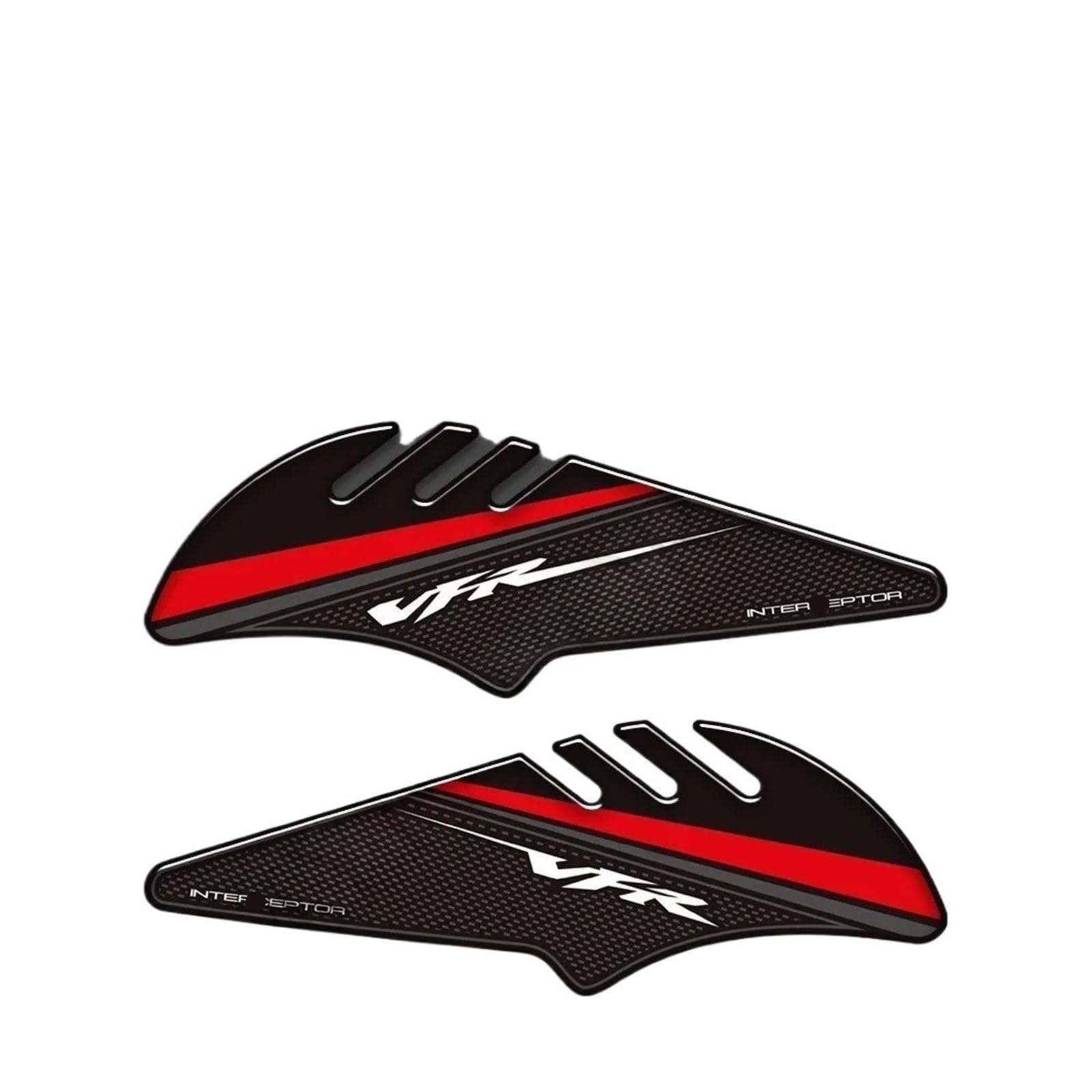 Autocollants Protection Réservoir pour H&Onda VFR 800 FX, Kit Protection Réservoir D'huile Et Carburant, Protection Carénage en Forme D'arête Poisson Moto Autocollant réservoir latéral