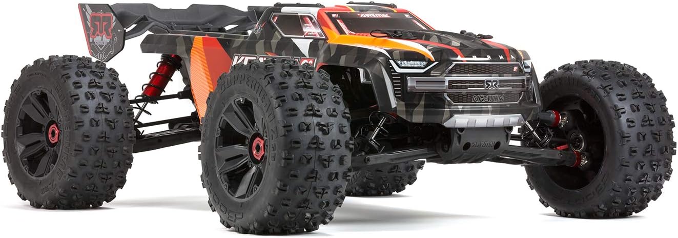 Rеvіеw Dіѕсоunt ARRMA RC Truck 1/5 KRATON 4X4 8S BLX Brushless Speed Monster Truck RTR (Ready-to-Run), Orange, ARA110002T2