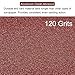 HARFINGTON 100pcs Triangular Hook & Loop Sandpapers 120 Grits 3-1/8