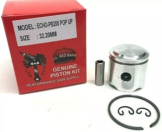 Pop Up Piston Kit Compatible with Echo GT200 GT201,SRM210, SRM211,SRM225,PB200,PB201 String Trimmer 32.2mm Extra Power and Compression! Two Day Standard Shipping to All 50 States!