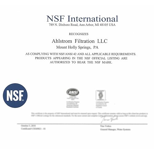 Miniatura 4 de Filtro de agua para grifo  Filtro de agua para fregadero certificado NSF 42 con luz azul, reduce el cloro, olores e impurezas, se adapta a grifos de