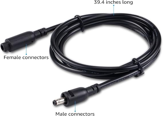 TORCHSTAR 2-Pack 39 Inch Gun Safe Lighting Kit Extension Cables