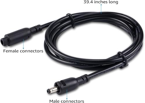 TORCHSTAR 2-Pack 39 Inch Gun Safe Lighting Kit Extension Cables