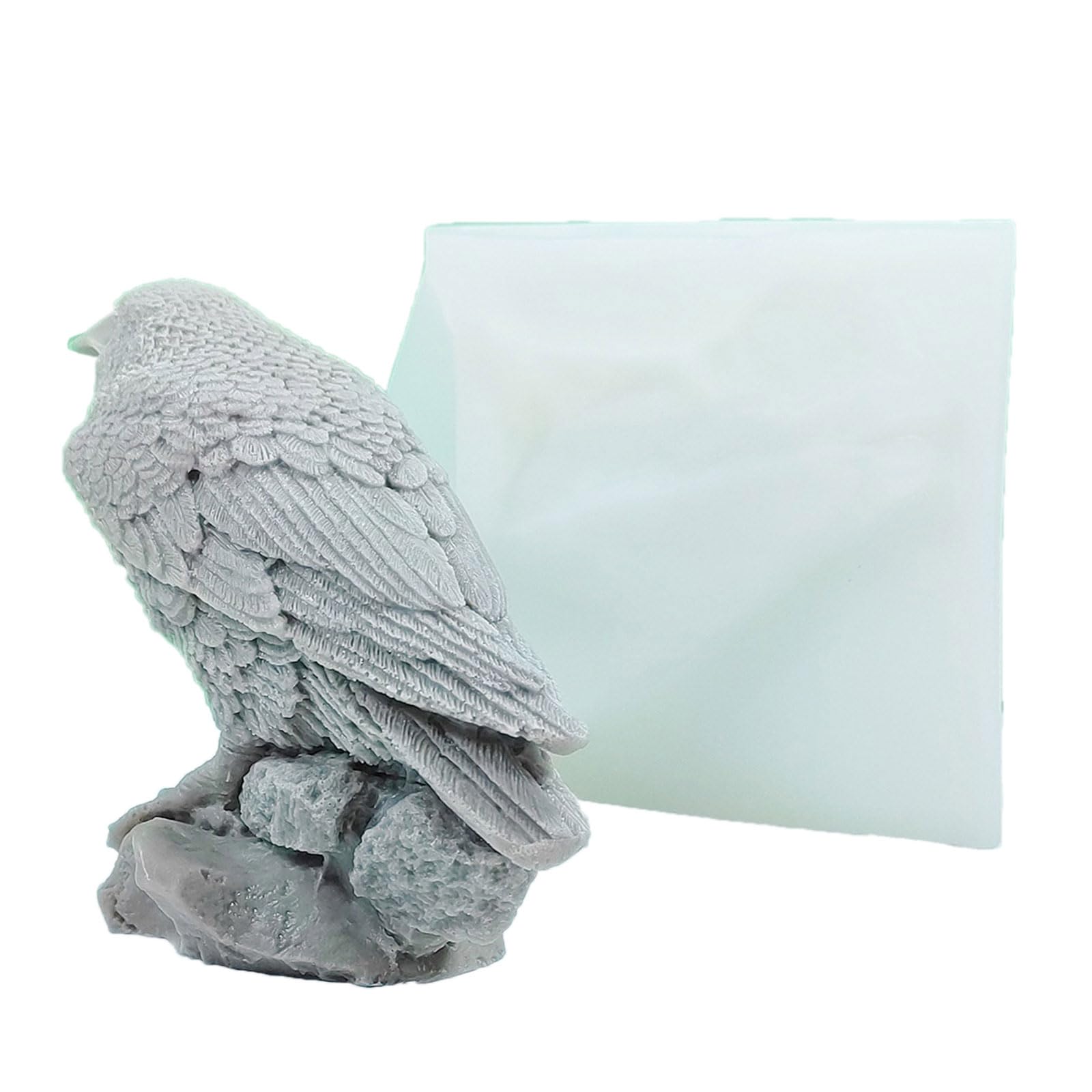 Moldes de silicona para Halloween, moldes para velas de cuervo 3D, moldes para velas perfumadas, moldes artesanales, decoraciones de Halloween
