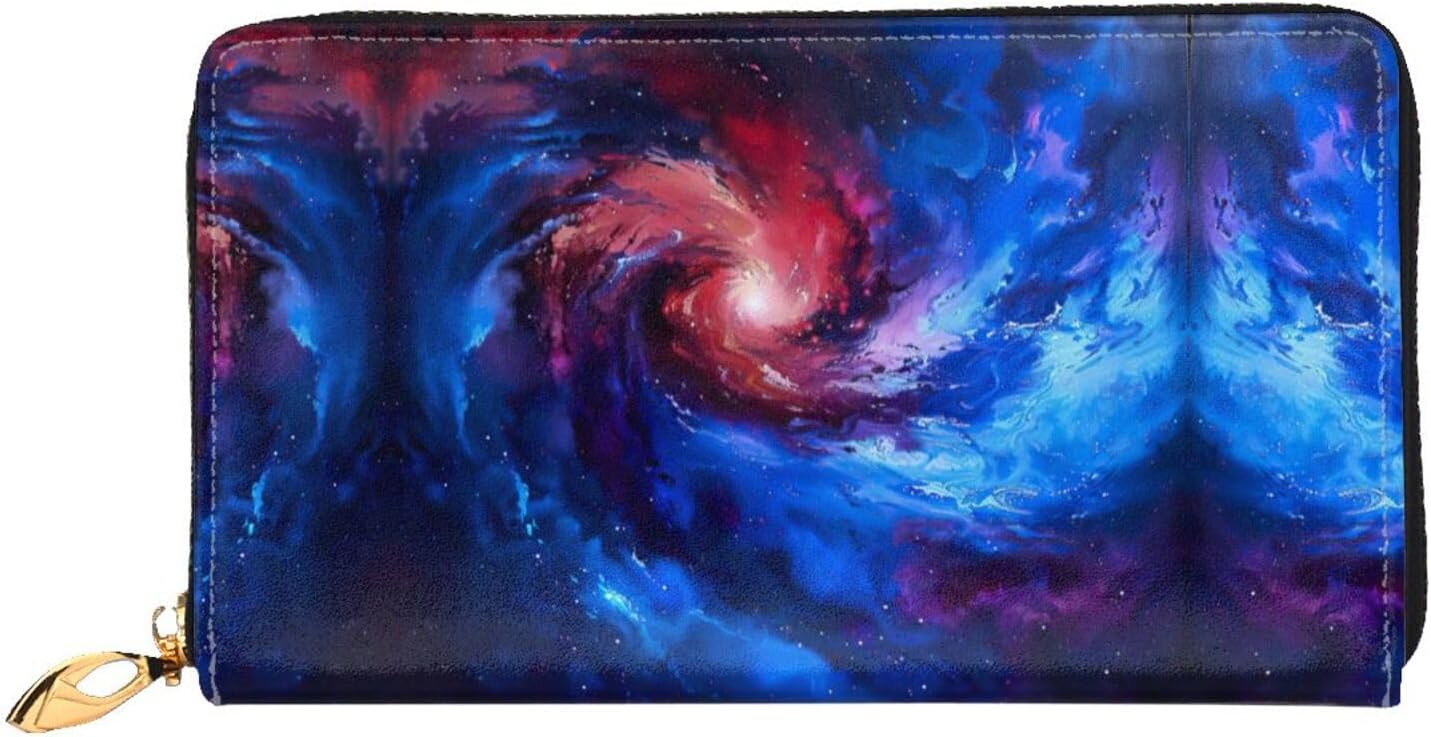 Leather Long Clutch Wallet,Long Zippered Wallet,Suitable For Both Office And Travel.