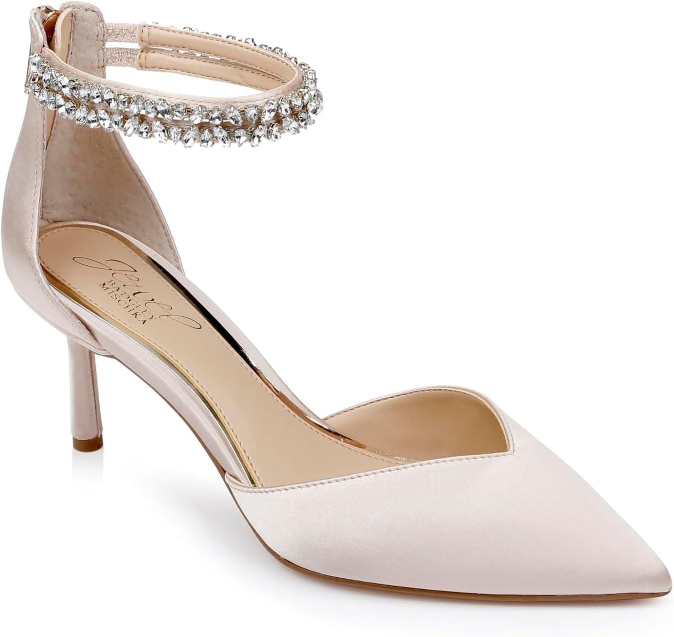 Jewel Badgley Mischka Maya Crystal Strap 2-Piece Pump - Image 2