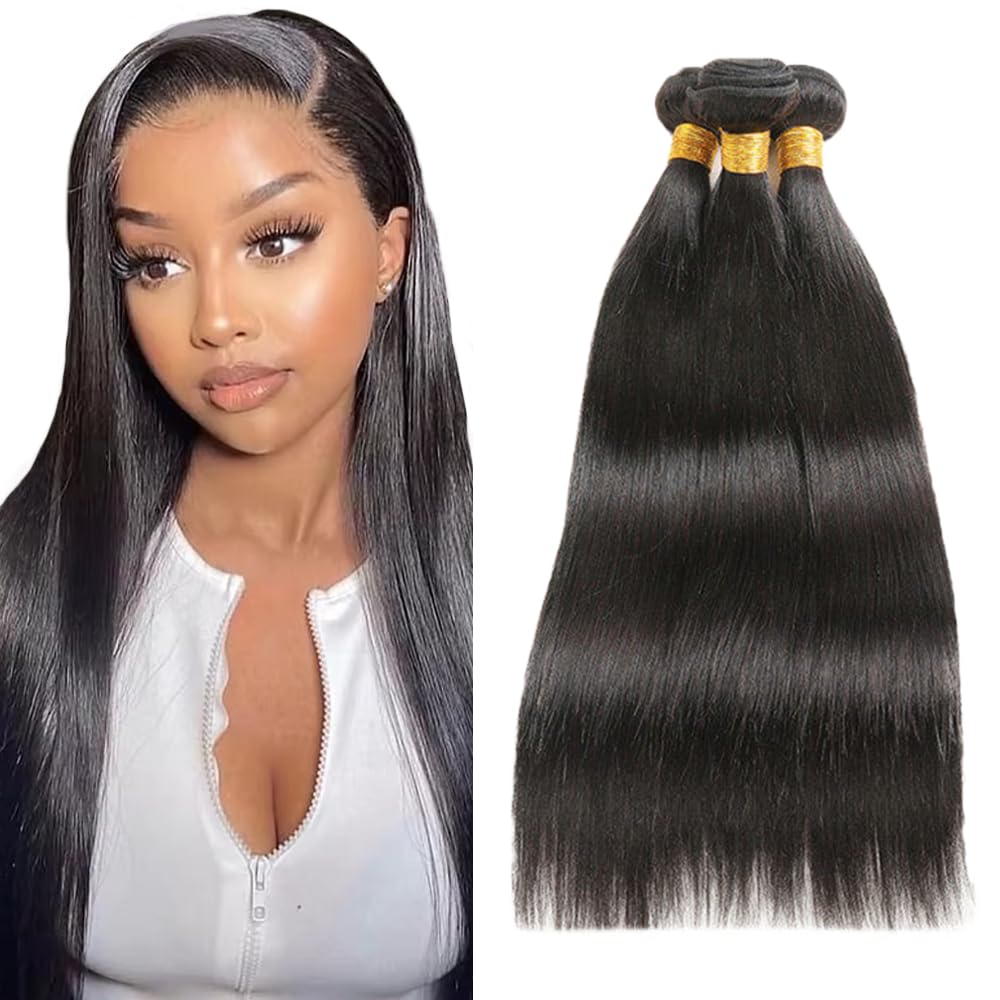 Extensiones de cabello humano de 32 pulgadas para estilismos de gala 7
