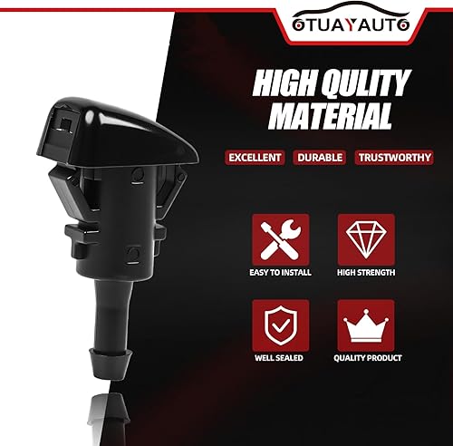 Miniatura 47 de OTUAYAUTO Kit de boquillas de limpiaparabrisas delantero de repuesto para Toyota Corolla 2006-2023, Camry Tundra Highlander 2007-2023, Sequoia