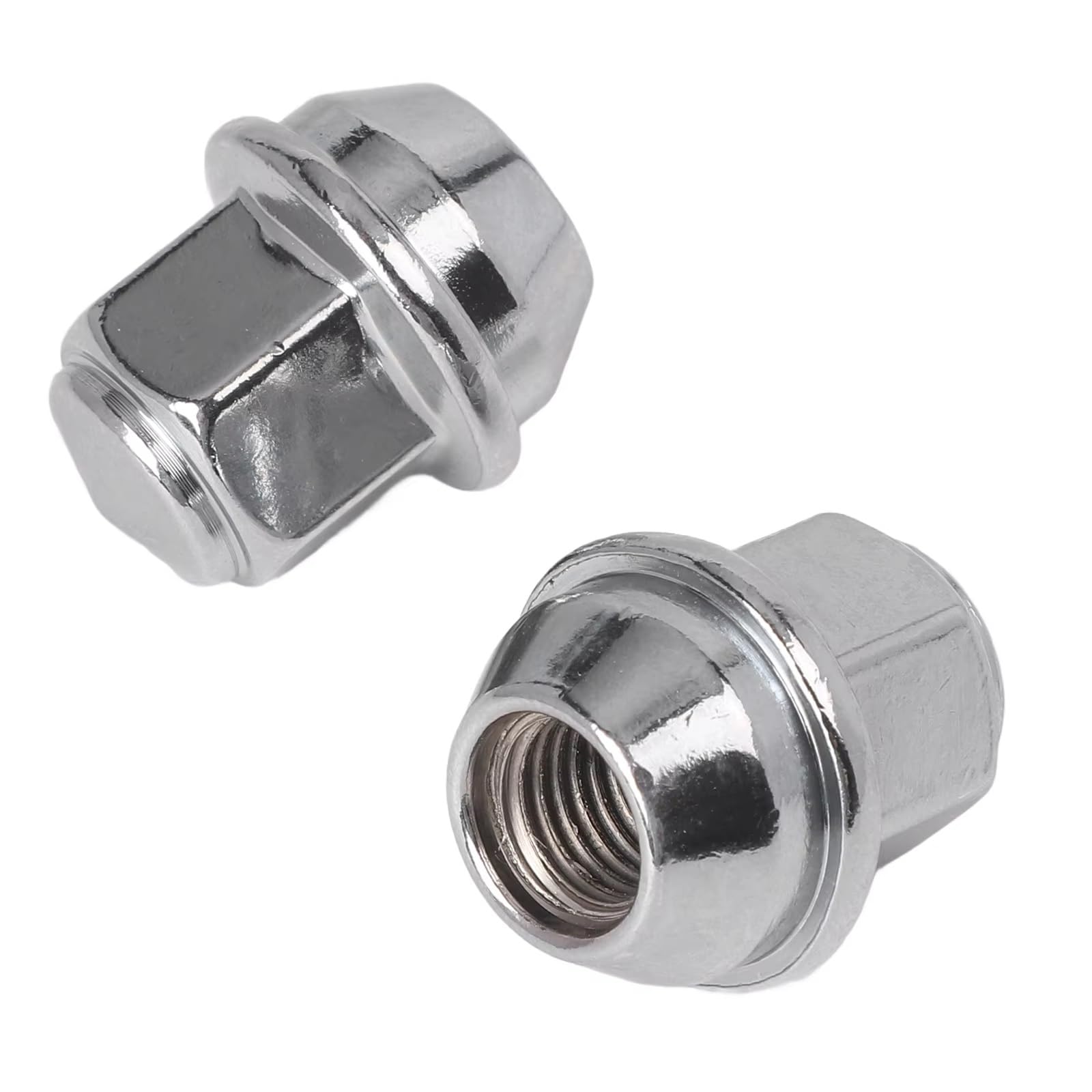 tuercas de rueda coche Compatible Con Ford Tuercas De Rueda De Acero Para Coche Accesorios Hexagonales De 3/4 '' (19 Mm), Tornillos Para Neumáticos, 16 Piezas M12x1.5