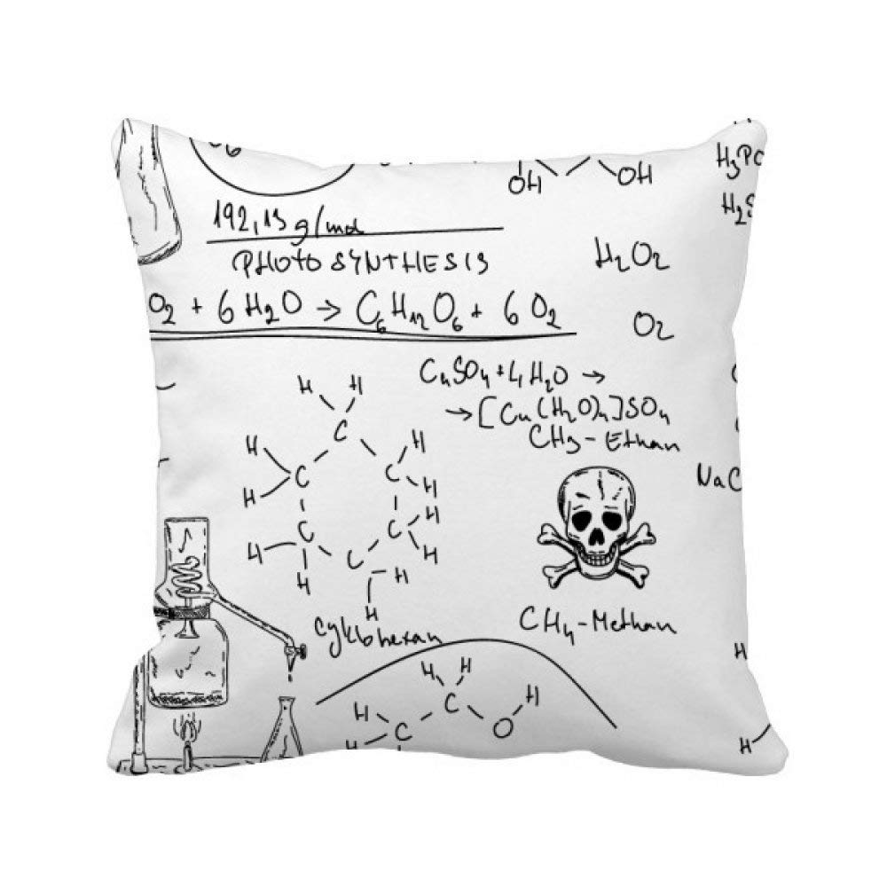 Housse de coussin carrée Calculus décoration canapé salon maison